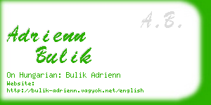 adrienn bulik business card